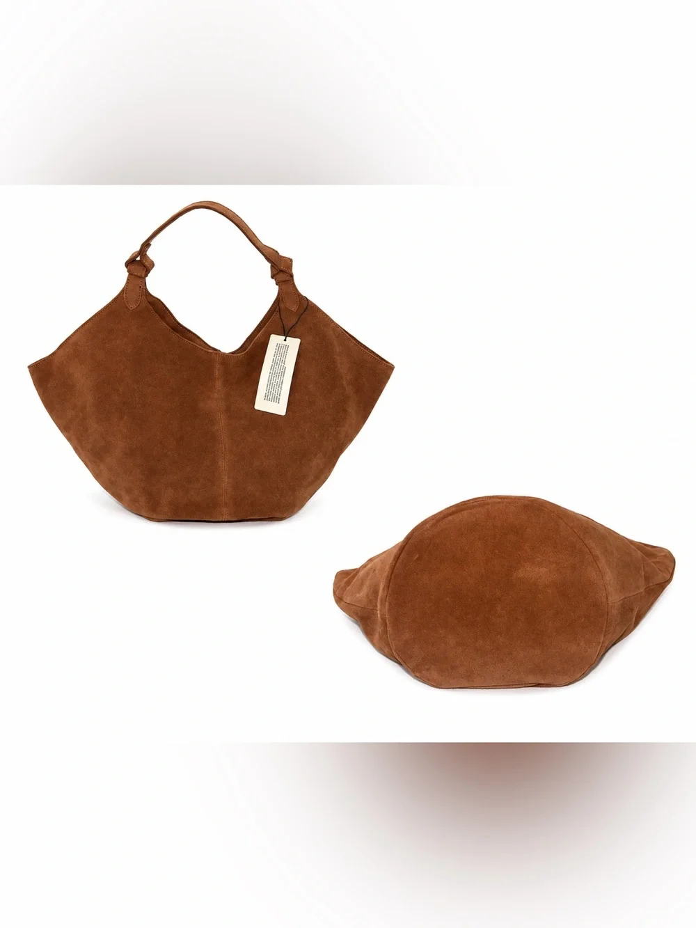 M.I.L.A. Emma Suede Bag in Brown Toffee